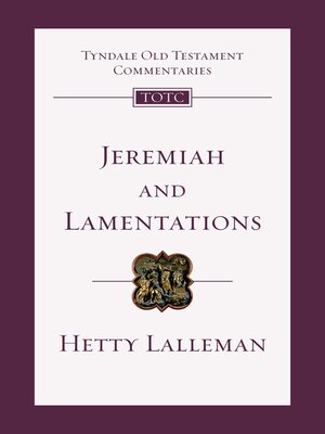 cover image of Jeremiah and Lamentations: an Introduction and Commentary